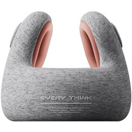 Massaging Neck Pillowws U Shaped Noise Reduction 30db Neck Pillows Noise Cancelling Travel Pillow Sleep Cervical Pillow Health Care Soft Neck Support 231009