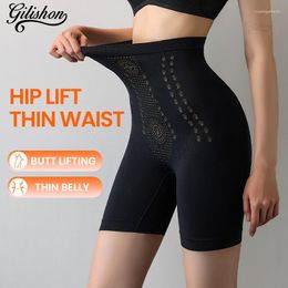 Women's Shapers 2023 Unique Fibre Restoration Shaper Women Tummy Control Shapewear High Waist Slimming Shorts Body Lady Trainer