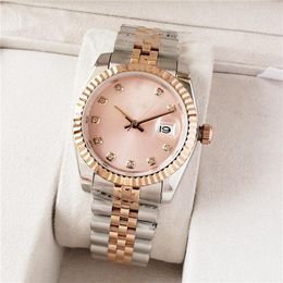 Wristwatches Men's And Women's 904L Stainless Steel Automatic Mechanism Watches 41mm 36mm