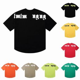 Tees Tshirt Summer fashion Mens Womens Designers T Shirts Long Sleeve Tops Palms Letter Cotton Tshirts Clothing Polos Short Sleeve246e