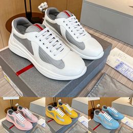 Men Americas New Cup Sneakers Casual Shoes Soft Chunky Rubber Black Bike Fabric Mesh Skateboard Walking High Quality Shoe Outdoor Trainer White Green pink blue 38-46