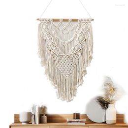 Tapestries Large Macrame Wall Decor Tassel Tapestry Boho Modern Woven Decoration For Wedding Living Room Nursery And Bedroom