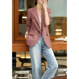 Women's Jackets Suit Jacket Loose Fitting Slimming Casual Small Temperament Top