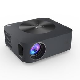 X1 Plus black and white outdoor light HD home projector, portable and easy to use, suitable for outdoor family entertainment and holiday activities gifts.
