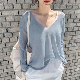 Women's Sweaters Pullovers Women Sweater Blouses Summer Tops Femme Casual Shirt Long Sleeve Knitted Girls Blouse Plus Size Blusas