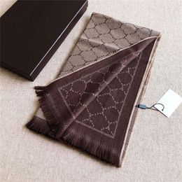 Luxury Designer Wool Scarf Brand Classic Flowers Designers Pashmina Scarfs Mens Scarves Luxurys Fashion Women Scarfs Silk336F