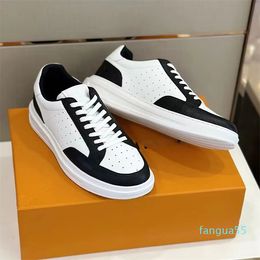 2023-Luxury 2024S/S Men Sneakers Shoes White Black Leather Trainers Famous Comfort Couple Skateboard Men's Casual Walking EU35-46