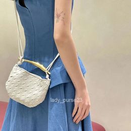 Purse Botteega Venetas Bvbag Bag Sardine Bags Metal Tote Evening Woven Sardine 2023 American High Beauty Sweet Crossbody Out Mini Phone 20cm