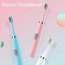 Toothbrush Ultrasonic Sonic Electric Toothbrush USB Charge Rechargeable Tooth Brushes Washable Electronic Whitening Waterproof Teeth Brush 2310