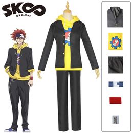 Anime Reki Kyan Cosplay Costume Sk8 the Infinity Cosplay Sweatshirt Hoodies Pant Outfit Sk Eight Halloween Party Costume for Mencosplay