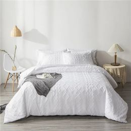 Bedding sets Bonenjoy White Cover Duvet Sets King Size Set Comforter with Pillowcase for Double Bed Single Linen Euro 231009