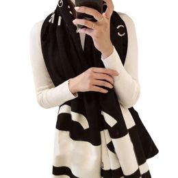 Scarf Designers Channels Schal Luxury Cashmere Scarfs Sciarpa Fashion Scarves For Women Men Woollen Material Warm Winter Shawl Channel Gift 22112903CZ