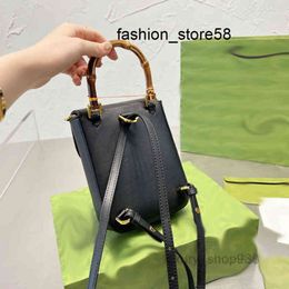 5A luxury bag Mini Wallets 5A Bamboo Mini Backpack Women Shoulder Meenger Bags Small Square Wallet Lady Headbag 2022 top quality