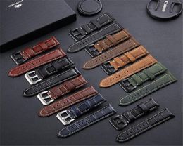20mm 22mm Genuine Leather Watch Strap For HAUWEI Amazfit Huawei GT2 Samsung Galaxy Active2 46mm 42mm Strap Replacement Bands 9 col4290475
