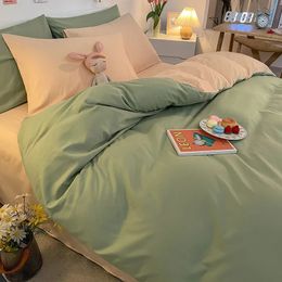 Bedding sets Queen Size Bed Sheets Set Nordic Cover Double Duvet Bedclothes Sheet Comforter Sets 231009