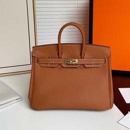 Handmade Designer Handbag Tote HandBags Women Purse Bags Luxury Classic Fashion Real Togo Epsom Leather Wallet Pochette Clutch 25 30 35cm with