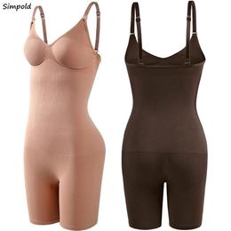 Women's Shapers Simpold Corset Waist Trainer Body Shaper Women Binders & Ladies Vest Underwear Breathable Bodysuit314K