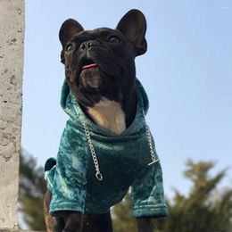 Dog Apparel Cozy Hoodie Fashionable Warm Comfortable Coral Fleece Pet Sweatshirt For Winter Premium Supplies