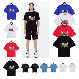 Designer Summer short Sleeve flower Men Women Lovers luxury T-shirts Fashion senior Pure cotton high quality S-XL8 Colours