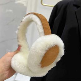 Hats Scarves Sets Ear Muffs Ear Muffs Women Winter Real shearling Earmuffs Girls Ear Covers for Cute Bow Ear Warmer Outdoor Ear Fluffy Soft R231009