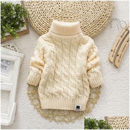 Cardigan Cardigan 2021 Childrens Sweater Kids Clothes Spring Baby Knitted Boys Girls Toddler Solid Plover 1-3Y Baby, Kids Maternity Ba Dhue2