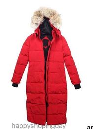 Goose Down Coat Women Winter Jacket Real Wolf Fur Collar Hooded Outdoor Warm and Windproof Coats with Removable Cap Ladies Parka Xs-3xl1q9d