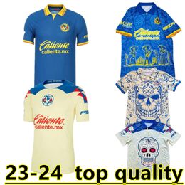 S-4XL 2023 2024 Liga MX Club America Soccer Jerseys 23 24 Third HENRY R.MARTINEZ D.VALDES G.OCHOA FIDALGO 2023 fans player version men women kids maillot Football Shirt 88