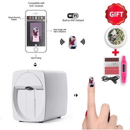 Mini Intelligent Digital Electric Nail Design manicure Sticker 3d Colour Printer 3d auto digital women electric