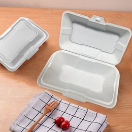 Biologisch abbaubare Zuckerrohr-Bagasse-Lebensmittelbehälterverpackung, Hamburger-Box, Esswaren, essbare Verpackung