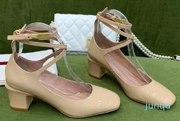 2023 High Heel Shoes Heel Shoes Sandals Women Runway Pointed Toe Low Woman Lady Brand Design Mesh Sandals Heels Size 35-40 -346