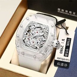 Desginer Mechanical Automatic Watch 2023 New Hollow Mechanical Transparent Glow Waterproof Fashion Trend Miller LY