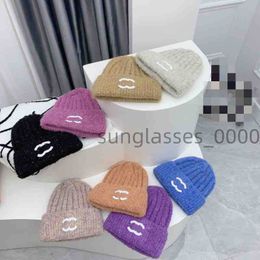 Man and woman 8 Colors New CH Knitted Hat Autumn and Winter Gentle Series Super Versatile Unisex