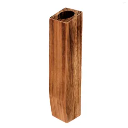 Vases Hand Vase Flowers Decorative Pots Tabletop Decoration Wood Rural Wooden Creative Holder