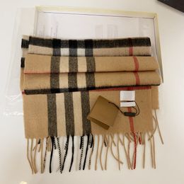 Projektantka Kobiet Man Classic Plaid Scalf Mash Mash 100% kaszmirowe szaliki na zimowe kobiety i męskie owijanie rozmiar 180 x 30 cm prezent świąteczny S.