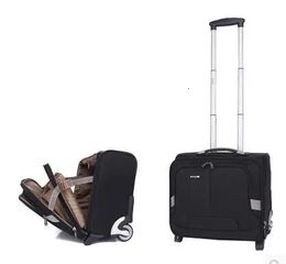 Duffel Bags Travel Luggage Bag Men Business Trolley Wheeled bag Case Oxford Suitcase laptop Rolling On Wheels 231007