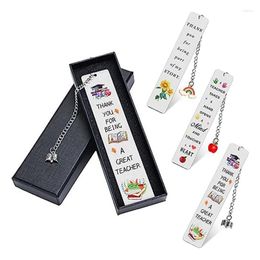 Party Favor 3 Piece Thank You Teacher Gifts Bookmark Silver Appreciation For Graduation Gift Retirement Birthday