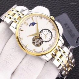 Wristwatches WG02224 Mens Watches Top Brand Runway Luxury European Design Automatic Mechanical Watch