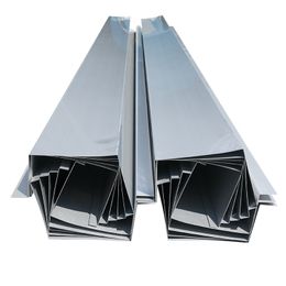 Folding gutter Stainless steel plate Support customization steel products metalworking