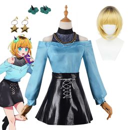 Anime Oshi No Ko Mem Cho Cosplay Costume Skirt Clothes Accessories Wig Full Suit Halloween Party Women Girls Costumescosplay