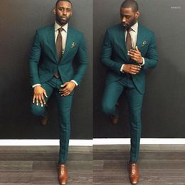 Men's Tracksuits 2023 In Suit Man Blazer High Quality Single Breasted And Pants 2 Piece Set Wedding Party Business