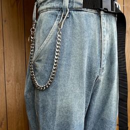 Keychains Men's Metal Chains Punk Jeans Pants Trousers Waist Chain Vintage Hip-hop Biker Keychain Props Male Belt