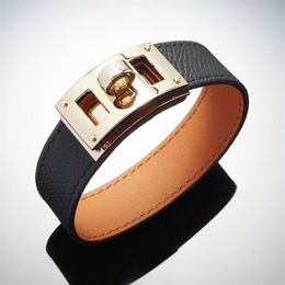 high quality popular brand jewerlry behapi genuine leather bracelet for women238T