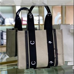 Womens Shopper Fashion Totes Bags Shoulder Bag Women Canvas Woody Tote Handbags Purses Small Medium Large High Quality Handbag wholesale 01