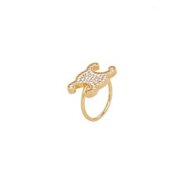 Rings CLNE Designer Luxury Fashion Women With Diamonds And High Beauty Ins Cool Wind 2023 New Niche Crystal Ring