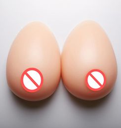 Comfortable Silicone Breast Form Bust Pads Fake Breast Form Crossdress Artificial Breast 1 Pair 1000g2473600