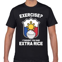 Men's T-Shirts Tops T Shirt Men Philippine Filipino Philippines Pinoy Flag Basic Black Geek Short Male Tshirt218k