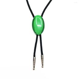 Bow Ties Bolo Tie 2023 Natural Jade Opal Unisex Apparel Sweater Chain