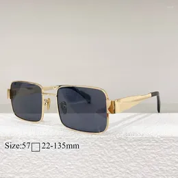 Sunglasses Trend Travel Classic Women Fashion Vintage 40237U Luxury Design Metal Rectangle Frame Lady Shade Eyeglasses