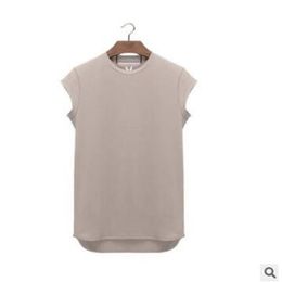 new trend summer tank top for mens high quality fitness clothing men active sleeveless shirt with M-3XL317x