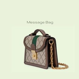 Women Shoulder Bag Top Quality Vintage Messenger Bag Luxury Designer Bags Metal Chain Buckle Handbags England Style Pochette Artwork Removable Straps Handle